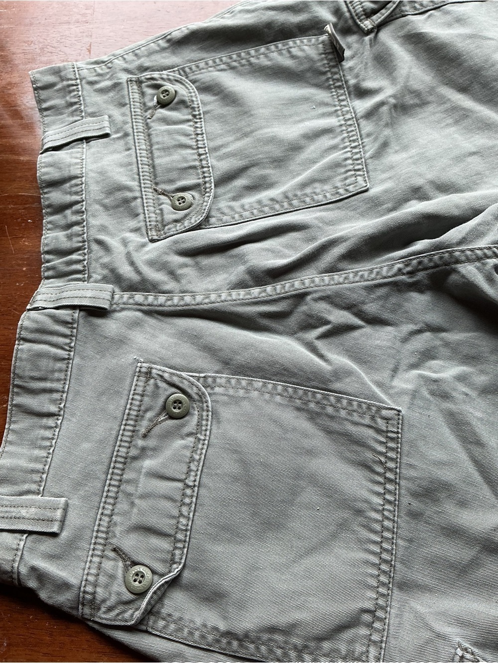 Levi’s SilverTab Cargo Shorts Mens 31 Olive Green Utility Workwear Y2K 16” Waist - Picture 12 of 16